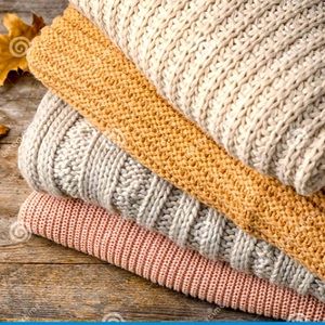 Fall Sweater Surprise Box Autumn Aesthetic Mystery Knit Collection